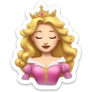 Sleeping beauty  sticker