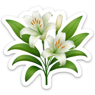 lilies sticker