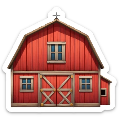 old barn sticker