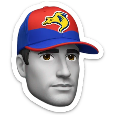 Carlos sainz Ferrari cap sticker