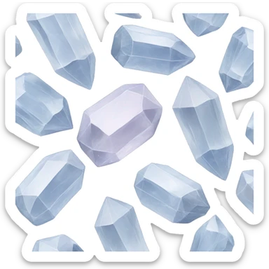 quartz crystal sticker