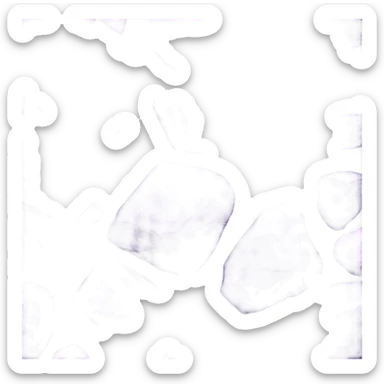 Magical stone, black and purple colour scheme, some sparkle  sticker