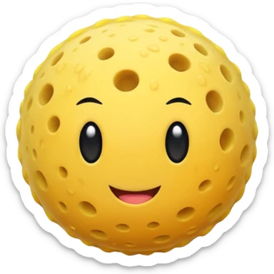 pelota de esponja sticker