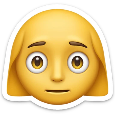 Twitch emoji showing a face with a neutral expression, representing a calm or neutral mood sticker