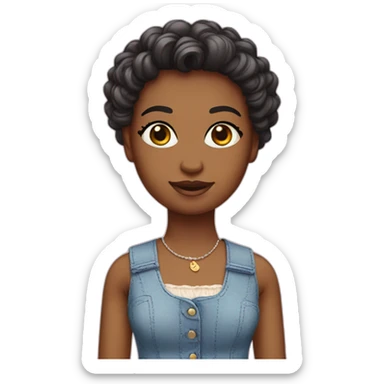 A LADDY DOLL sticker