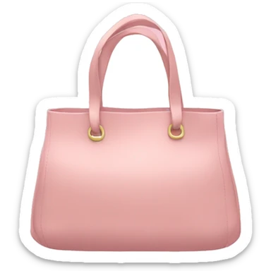 Light pink bag sticker