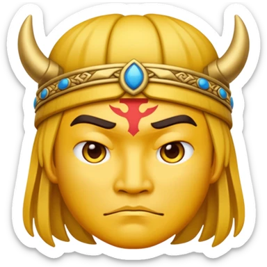 Turn sadge pepe emoji into sadge lu bu emoji sticker