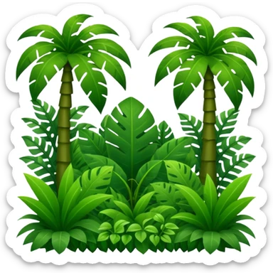 jungle sticker