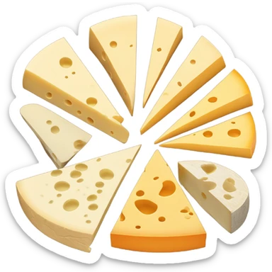 Cheese sticker