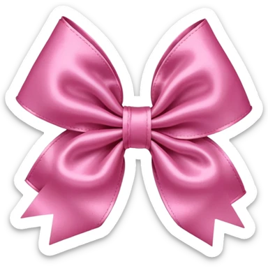 show me a hair bow pink  sticker