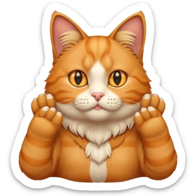 hear-no-evil cat sticker