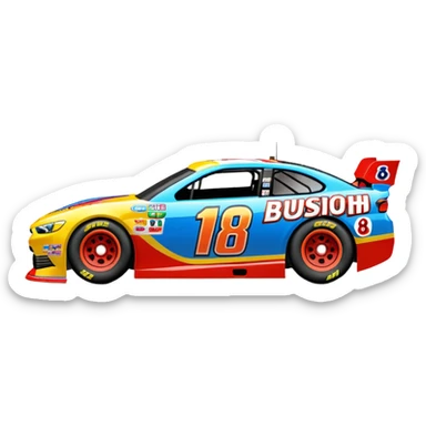 Kyle Busch Car (No. 8) best view sticker
