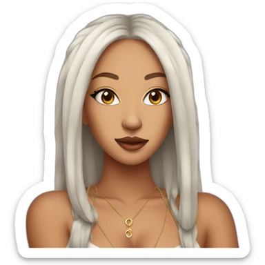 Doja cat, female hip hop Artist sticker