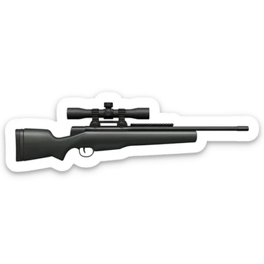 bone sniper rifle sticker