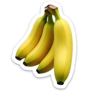Bananas wrapped in a chain sticker