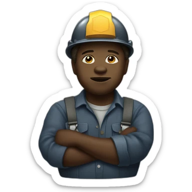 Gary Coleman coal miner sticker