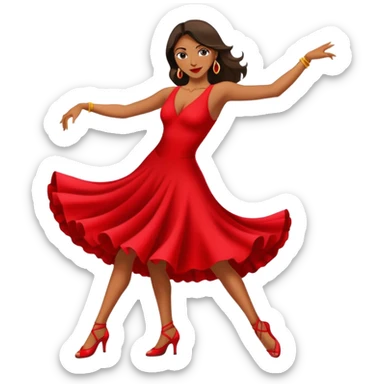 Salsa Dancer sticker