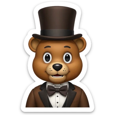 Freddy fazbear sticker