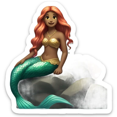 mermaid of the sea no woke sticker