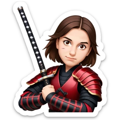 Fierce Samurai sticker