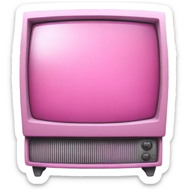 Pink large tv sticker