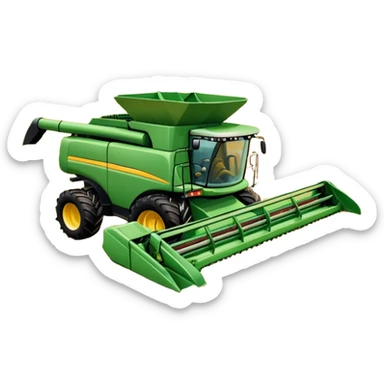 An icon featuring a wheat field, a combine harvester, fertilizer formulas, and plant cells, symbolizing agronomy. The design includes farming tools and crops, representing agricultural science, crop production, and plant biology. Transparent background highlights sustainable farming and growth. sticker
