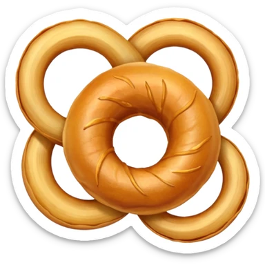 onion ring sticker