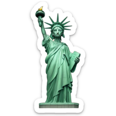 Dobby as Statue of Liberty sticker
