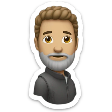 personne qui lève les deux main vers la gauche sticker