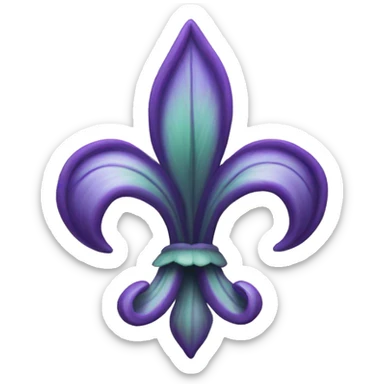 Flor de lis sticker