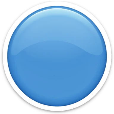 just a plain circle with the color 85DFFF sticker