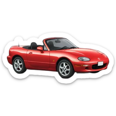 1991 Mazda Miatta sticker