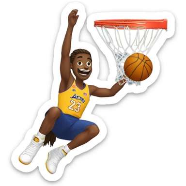 dunk by a pretty mxed race sticker