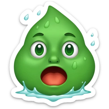 snot running from the nose no face sticker