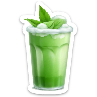 iced matcha sticker