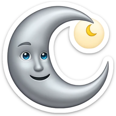 HALF MOON  sticker