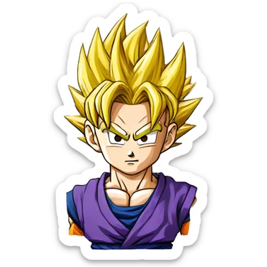 Gohan de dragon ball z  sticker