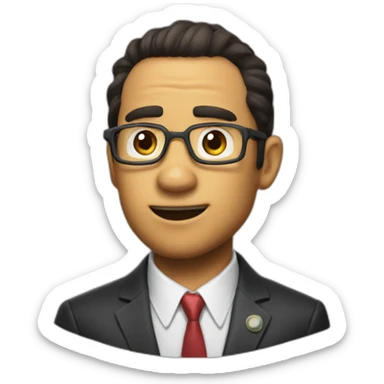 Smash Bros Commentator Coney sticker