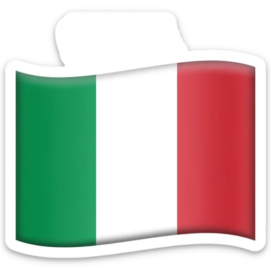 flag of  Italy sticker