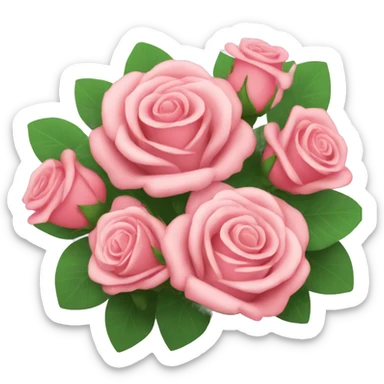 bouquet of roses sticker