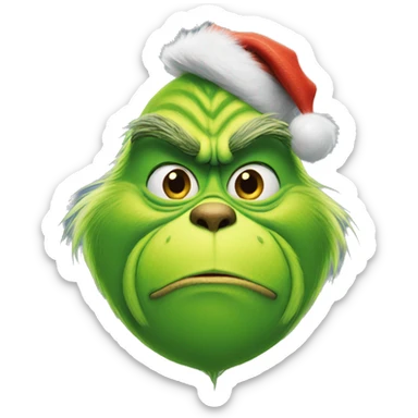 Grinch sticker
