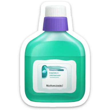 Mouthwash sticker