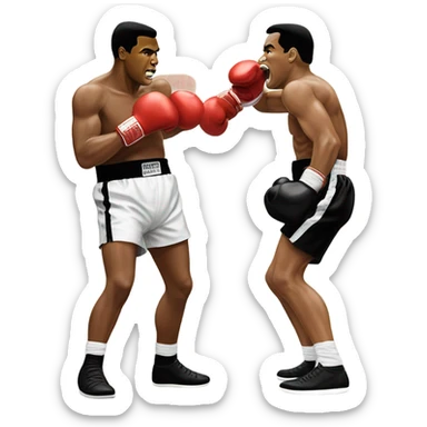 Muhammad Ali boxing ￼ sticker