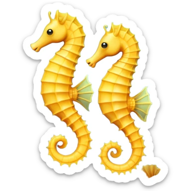 seahorse emoji sticker