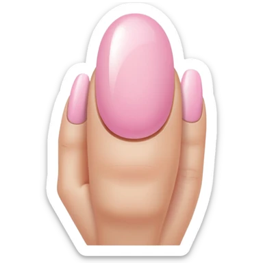 Light pink nails  sticker