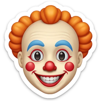 clown emoji sticker