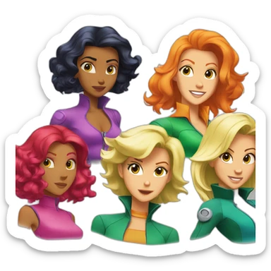Totally spies sticker