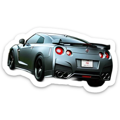 Driving down the hill at 152 mph in Nissan GTR should be r36 sticker