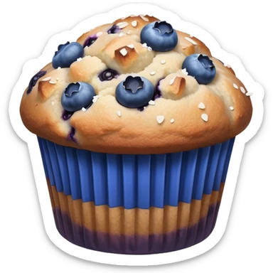 A blue berry muffin sticker