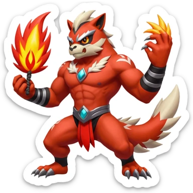 Blaziken-Incineroar-Hawlucha-fusion sticker